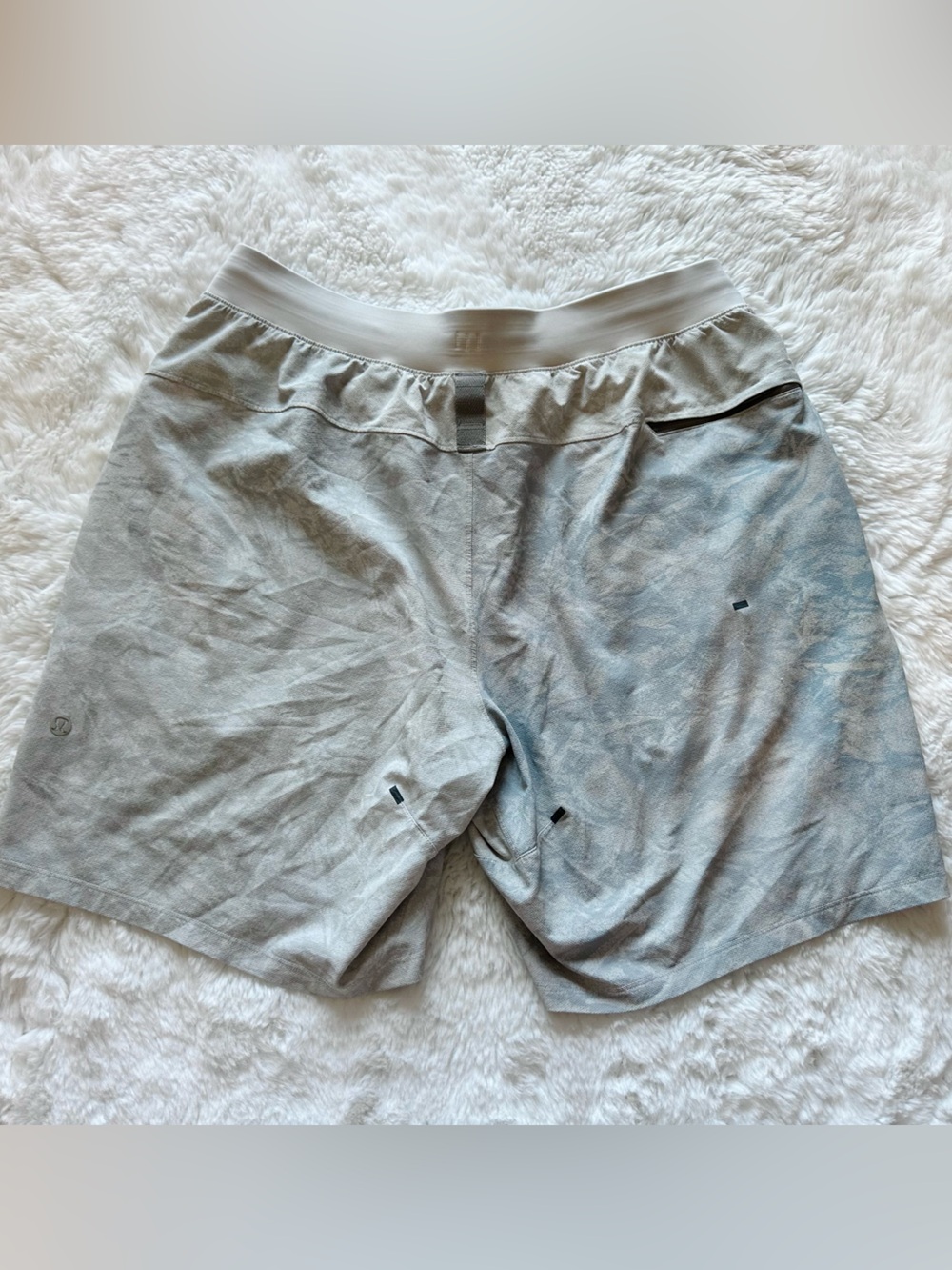 lululemon athletica Men's Heather Gray Athletic Shorts - Picture 2 of 8